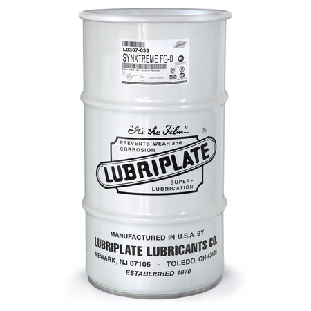 LUBRIPLATE Synxtreme Fg-0, ¼ Drum, H-1/Food Grade, Calcium Sulphonate Synthetic Nlgi No. 0 For Auto Greasing L0307-039